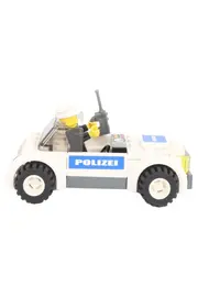 Vorschaubild 2 von Bauset Polizeiauto mit Figur; Komplett; Weiß; Kinder
