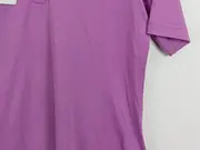 Vorschaubild 2 von Damen Poloshirt Gr. 40 L Lila Casual Kurzarm Baumwolle