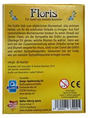 Vorschaubild 2 von Floris Kartenspiel Andrea Boennen Qango Verlag 45 Karten Blumenspiel
