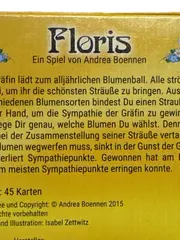 Vorschaubild 3 von Floris Kartenspiel Andrea Boennen Qango Verlag 45 Karten Blumenspiel