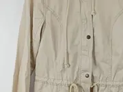 Vorschaubild 3 von Damen Leichte Jacke Kapuze Beige Gr. 40;L Casual Baumwolle