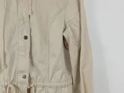 Vorschaubild 2 von Damen Leichte Jacke Kapuze Beige Gr. 40;L Casual Baumwolle