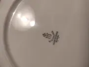 Vorschaubild 3 von Platzteller Porzellan Klassisch Blumenmuster Weiß 20 cm