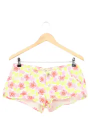 Vorschaubild 1 von Damen Shorts W26 Blumenmuster Mehrfarbig Casual Sommer