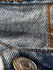 Vorschaubild 4 von Jeansrock Damen Gr. 25 Blau Casual Minirock High Rise