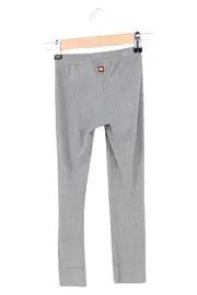Vorschaubild 2 von Kinder Leggings Gr. 152 Grau Rippstrick Hose Casual Komfortabel