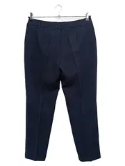 Vorschaubild 2 von Stoffhose Damen Blau Gr. 38 Business Elegant Klassisch Uni