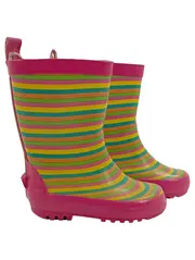 Vorschaubild 1 von TCM Kinder Mädchen Gummistiefel Gr. 24 bunt Streifen Pink