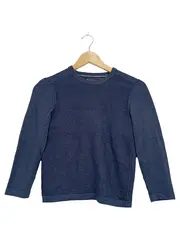 Vorschaubild 1 von Herren Pullover Merino Extrafine Wolle Gr. M Blau Langarm