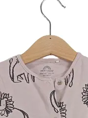 Vorschaubild 2 von Baby Body Strampler Löwen Motiv Rosa Gr. 92