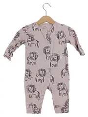 Vorschaubild 1 von Baby Body Strampler Löwen Motiv Rosa Gr. 92