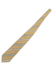 Vorschaubild 1 von Krawatte Herren Seide Gelb Gestreift Business Klassisch 149cm