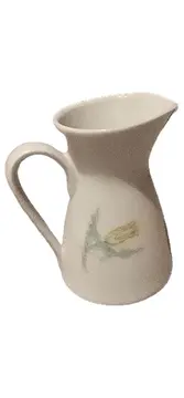 Vorschaubild 1 von Milchkännchen Porzellan Klassisch Blumenmuster Weiß 8cm