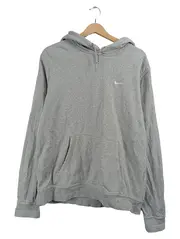 Vorschaubild 1 von Kapuzenpullover Herren Gr. 50, L Grau Baumwolle Hoodie