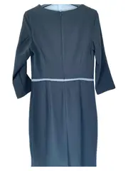 Vorschaubild 3 von Damen Etuikleid Gr. 38 Schwarz Business Elegant Kleid