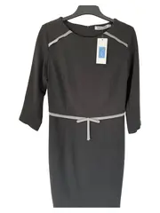Vorschaubild 1 von Damen Etuikleid Gr. 38 Schwarz Business Elegant Kleid