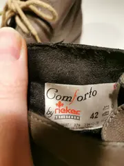 Vorschaubild 2 von Comforto Stiefeletten Damen Gr. 42 Grau Schnürschuhe Leder Antistress