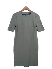 Vorschaubild 1 von Damen Businesskleid Gr. 36/S Grau Viskose Elegant Büro Kleid