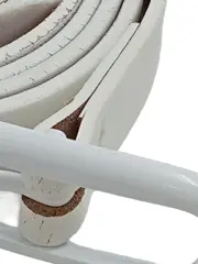 Vorschaubild 2 von Damen Ledergürtel Weiß Gr. 85 Casual Schnalle