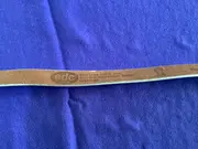 Vorschaubild 3 von Damen Ledergürtel Weiß Gr. 85 Casual Schnalle