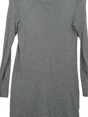 Vorschaubild 3 von EDC Damen Strickkleid Grau XS Casual Midikleid Langarm