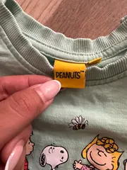 Vorschaubild 2 von Kinder Pullover Gr. 80 Grün Casual Snoopy Print Langarm