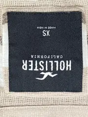 Vorschaubild 3 von Herren Freizeithemd gestreift Gr. 44/XS Baumwolle Leinen Beige