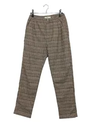 Vorschaubild 1 von Hose kariert Kinder Gr. 164 Beige Elastikbund Jogginghose