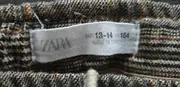 Vorschaubild 2 von Hose kariert Kinder Gr. 164 Beige Elastikbund Jogginghose