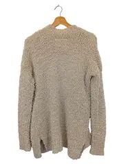 Vorschaubild 2 von Damen Strickjacke XS 34 Beige Strukturmuster Casual