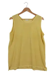 Vorschaubild 1 von Damen Top Gr. 42/XL Gelb Casual Polyester