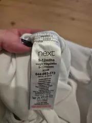 Vorschaubild 3 von Baby Body Kurzarm Löwe Happy Gr. 80 Weiß Baumwolle