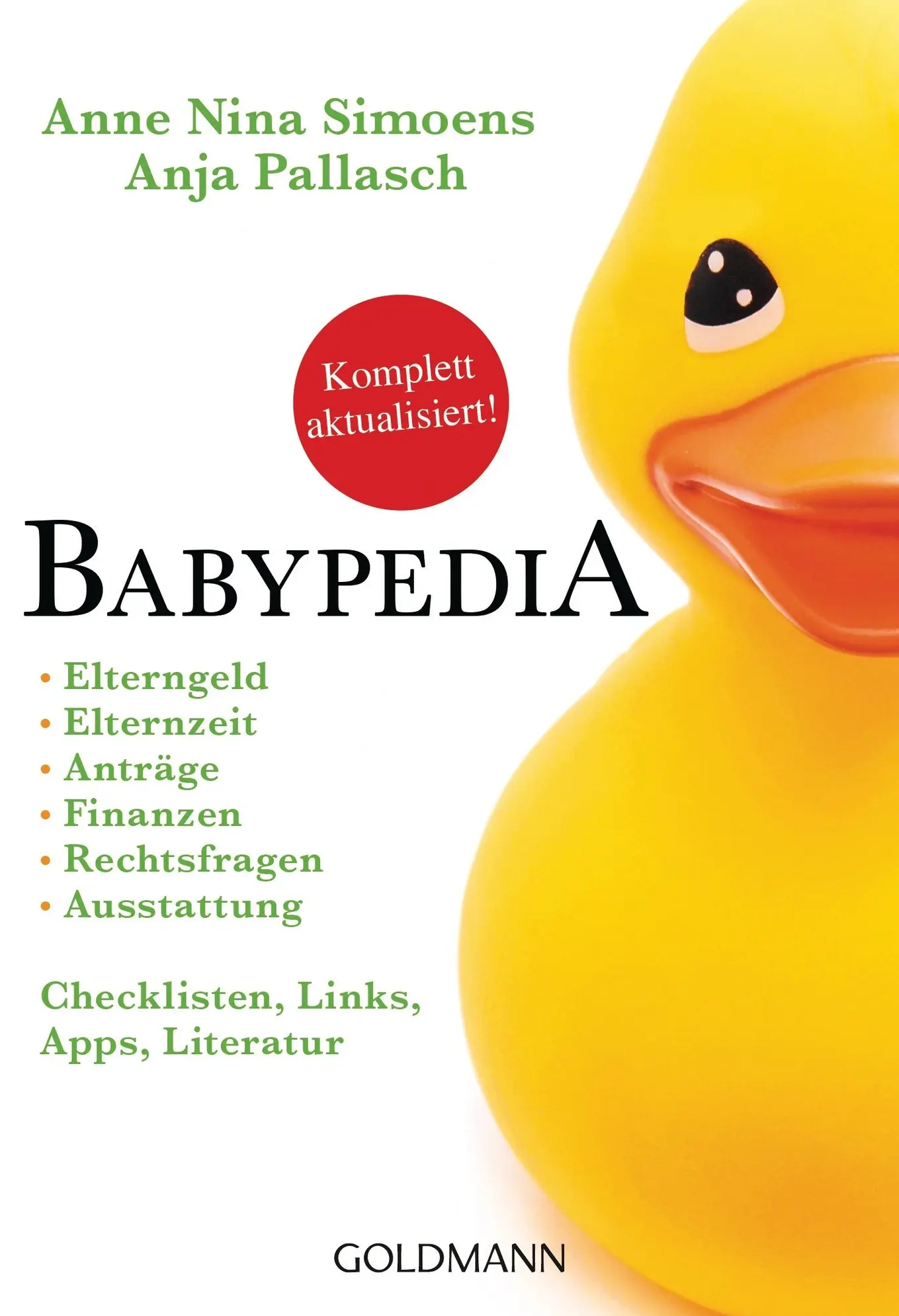 Babypedia von Simoens Pallasch Ratgeber Elterngeld Elternzeit Taschenbuch