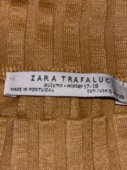 Vorschaubild 2 von Trafaluc Langarmshirt Damen Gr. S Gelb Gerippt Rollkragen