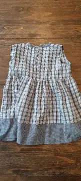 Vorschaubild 2 von Baby Sommerkleid Gr. 80 Blau Kariert Mädchen Kleid Ärmellos