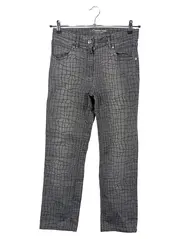 Vorschaubild 1 von Damen Jeans Regular Fit Grau Gr. 36 Strukturmuster