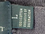 Vorschaubild 4 von Herren V-Ausschnitt Pullover Gr. L/52 Blau Baumwolle