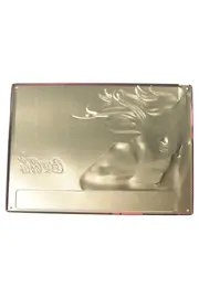 Vorschaubild 2 von Coca Cola Metallkalender Vintage Blechschild Pop Art Wanddeko Rot Frauen