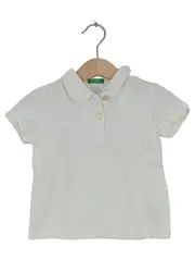 Vorschaubild 1 von Poloshirt Kinder Gr. 80/82 Weiß Baumwolle