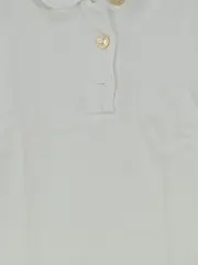 Vorschaubild 3 von Poloshirt Kinder Gr. 80/82 Weiß Baumwolle