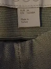 Vorschaubild 5 von Damen Stoffhose Gr. 36 Grün Slim Fit Stretch Minimalistisch