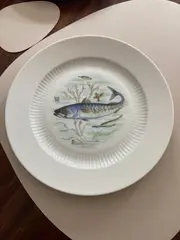 Vorschaubild 3 von KAISER Sammelteller Porzellan Fisch Motiv Klassisch Weiß 25cm