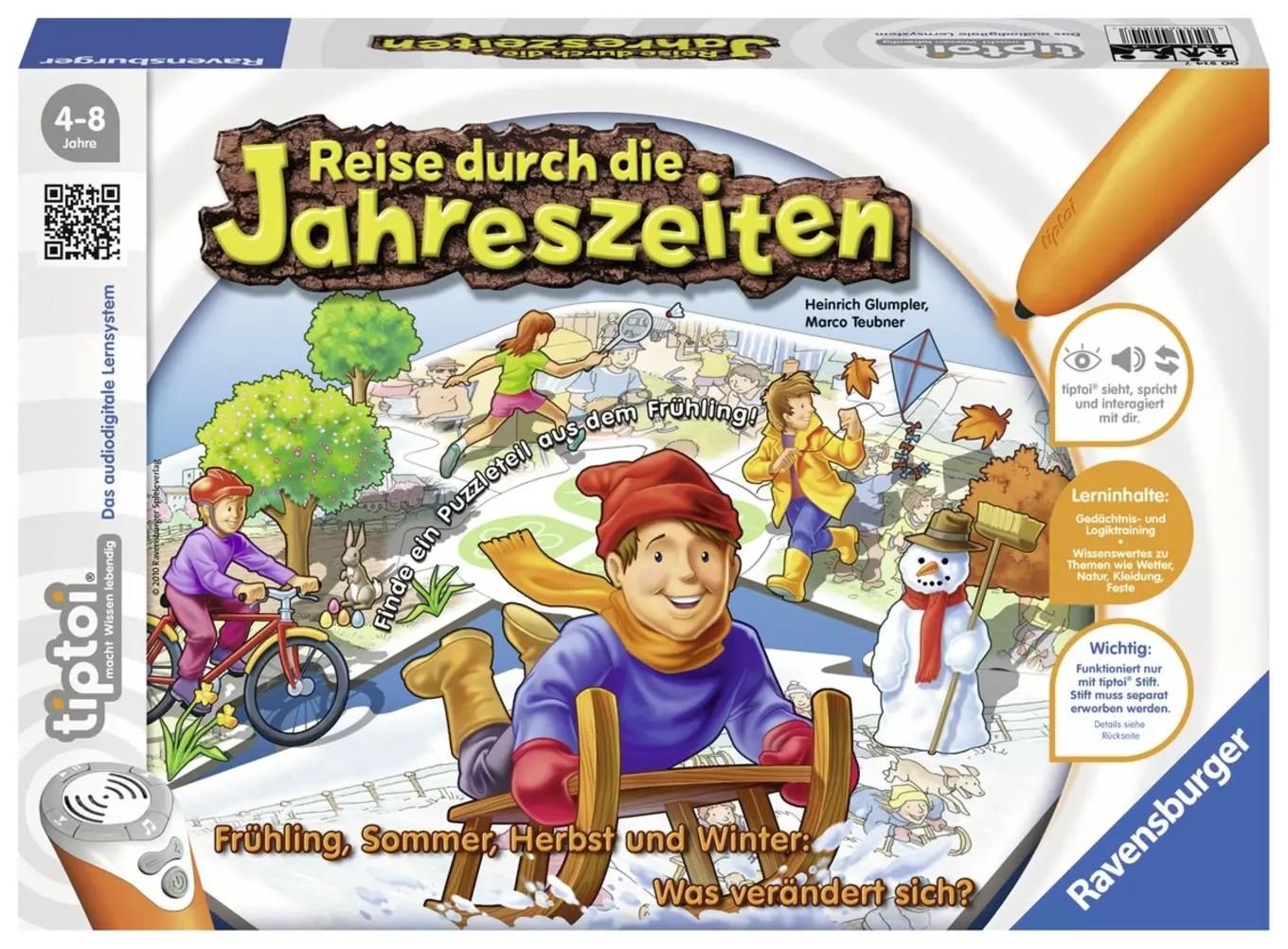 RAVENSBURGER Reise durch die Jahreszeiten Lernspiel tiptoi Natur ab 4 J. gebr.