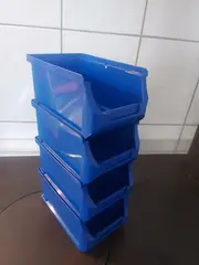 Vorschaubild 3 von ProfiPlus BOX 2 Stapelboxen Set Kunststoff Blau Aufbewahrungsbox