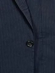 Vorschaubild 4 von Herren Sakko Business Anzugjacke Gr. 54/XXL Blau Gestreift
