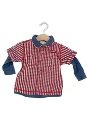 Vorschaubild 1 von Baby Body Gr. 62 Mehrfarbig Kariert Baumwolle Langarm