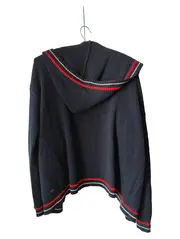 Vorschaubild 2 von EDC Herren Strickjacke S Blau Casual Baumwolle Kapuze