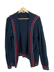 Vorschaubild 1 von EDC Herren Strickjacke S Blau Casual Baumwolle Kapuze