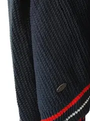 Vorschaubild 6 von EDC Herren Strickjacke S Blau Casual Baumwolle Kapuze