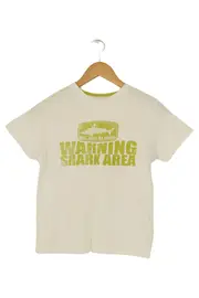 Vorschaubild 1 von Kinder T-Shirt Weiß Gr. 170 Casual mit Shark Area Logo-Print